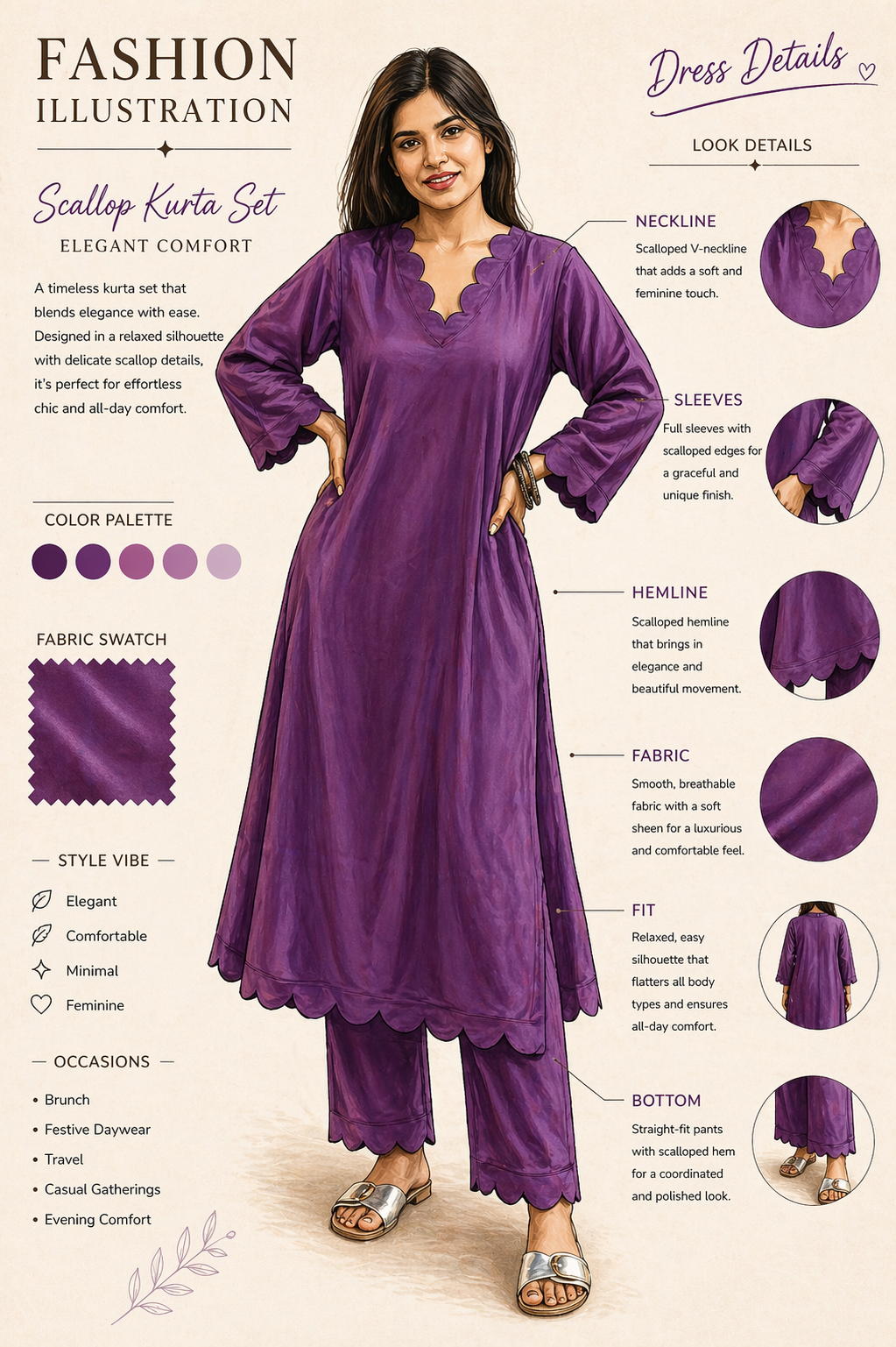Drift kurta set