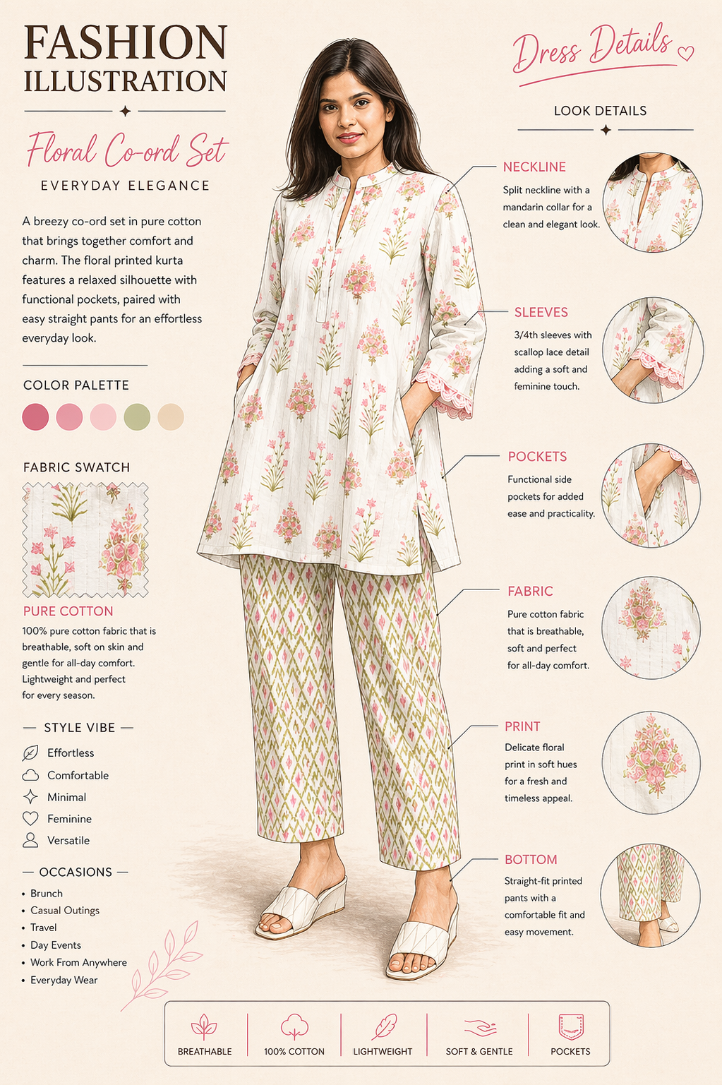 Float kurta set